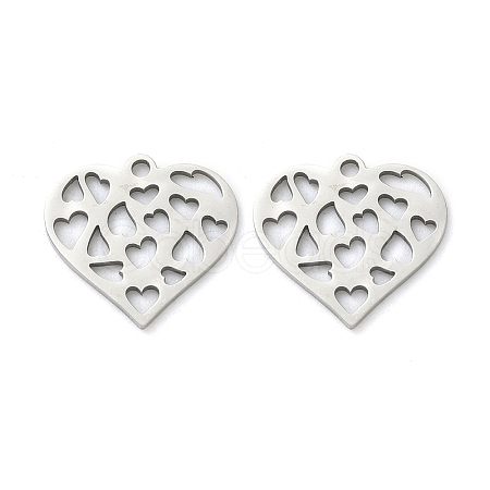 201 Stainless Steel Pendants STAS-F337-03P-1