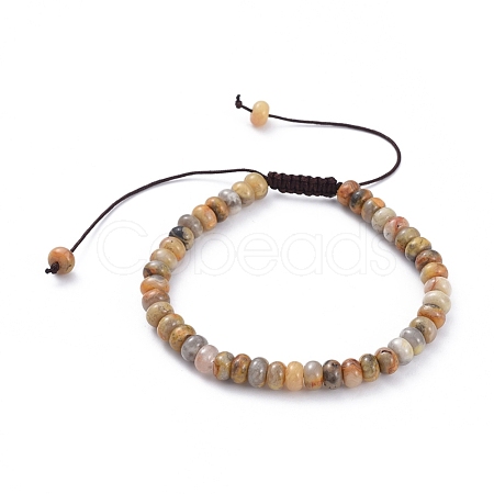 Braided Bead Bracelets BJEW-JB04913-01-1