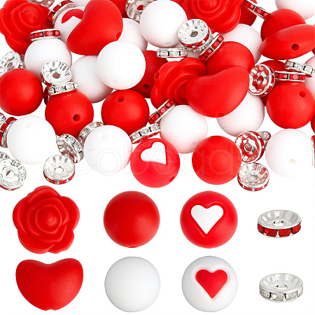 Valentine's Day Beads Findings Kits DIY-PA0001-79-1