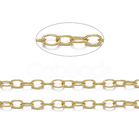 Brass Cable Chains CHC024Y-G-1