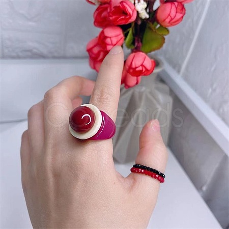 Resin Finger Rings for Women FS-WGF0A17-03-1
