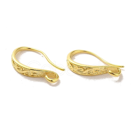 Brass Earring Hooks FIND-Z039-25G-1