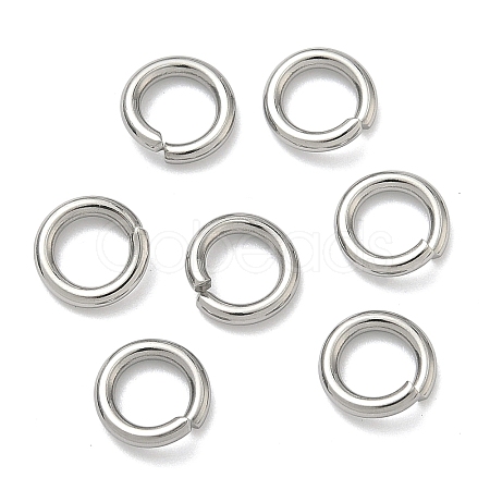Tarnish Resistant 304 Stainless Steel Open Jump Rings STAS-E067-11-8mm-1