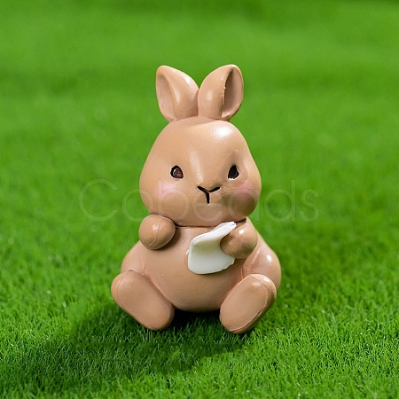 Resin Rabbit Miniature Ornaments PW-WGF87E4-01-1