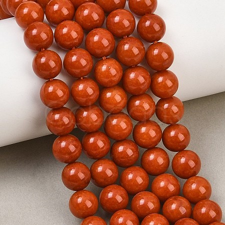 Dyed Natural White Jade Beads Strands GG-CBAD029-A03-8mm-1