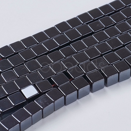 Non-Magnetic Synthetic Hematite Beads G-H1076-1-1