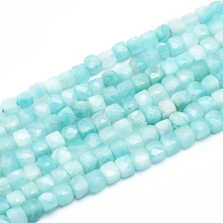 Natural Amazonite Beads Strands G-D0003-B11-1