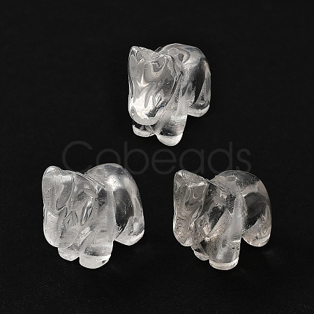 Chinese Zodiac Natural Quartz Crystal Carved Beads G-D300-01F-1