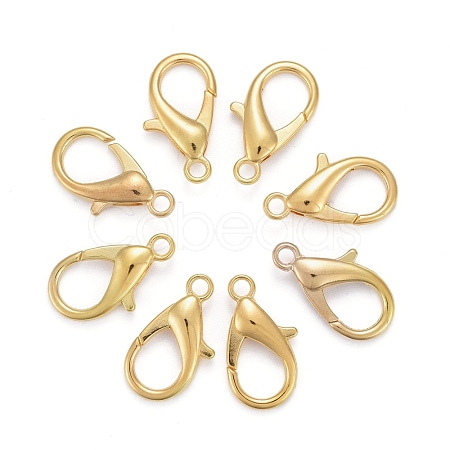 Zinc Alloy Lobster Claw Clasps E107-G-NF-1