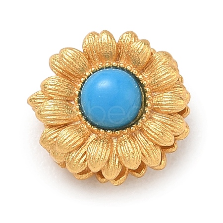 Brass Flower Beads GG-D002-12G-03-1