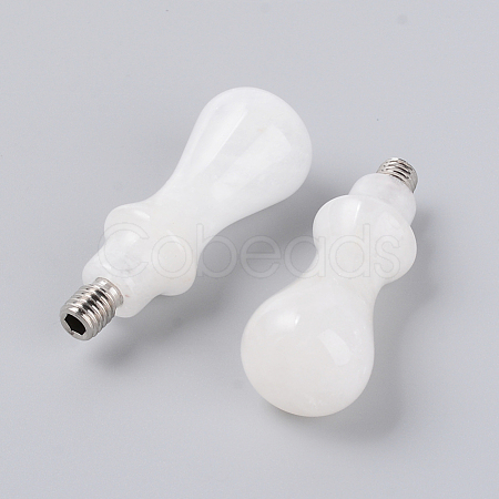 Natural Quartz Crystal  Handle DIY-WH0224-65A-1