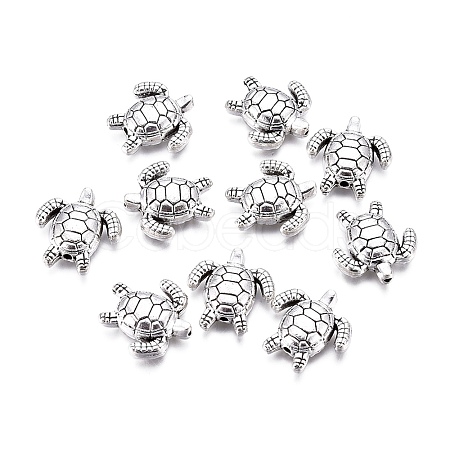 Tibetan Style Alloy Beads TIBEB-L004-031AS-1
