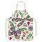 Easter Theme Flax Sleeveless Apron, with Double Shoulder Belt, Colorful, 700x600mm