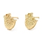 Strawberry Alloy Stud Earrings for Women, with 304 Stainless Steel Steel Pin, Cadmium Free & Lead Free, Light Gold, 11x8.5mm