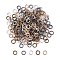 Open Jump Rings Brass Jump Rings, Mixed Color, 6x1mm, 18 Gauge, Inner Diameter: 4mm, about 4160pcs/500g