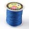 Round Metallic Thread, Embroidery Thread, 6-Ply, Blue, 0.6mm, about 87.48 yards(80m)/roll