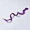 Fashion Women's Hair Accessories, Iron Snap Hair Clips, with Chemical Fiber Colorful Hair Wigs, Dark Violet, 50x3.25cm