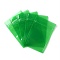 Plastic Transparent Zip Lock Bag, Storage Bags, Self Seal Bag, Top Seal, Rectangle, Green, 12x8x0.15cm, Unilateral Thickness: 3.1 Mil(0.08mm)