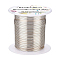 Round Copper Wire, for Wire Wrapped Jewelry Making, Silver, 20 Gauge, 0.8mm, about 98.42 Feet(30m)/roll