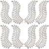 Computerized Embroidery Cloth Iron on/Sew on Patches PATC-WH20005-02B-1