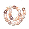 Natural Cultured Freshwater Pearl Beads Strands PEAR-N014-06G-2