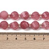 Dyed Natural Jade Beads Strands G-U023-A20-01G-5