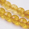 Natural Quartz Crystal Beads Strands G-G099-F4mm-19-3