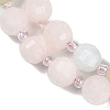 Natural Morganite Beads Strands G-G182-B33-03-4