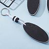 10Pcs Iron Plastic Keychains KEYC-GF0001-27A-7