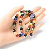 Natural Agate Beads Strands G-YW0001-33A-4