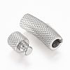 Tarnish Resistant 201 Stainless Steel Bayonet Clasps STAS-F131-28P-2