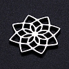 Non-Tarnish 201 Stainless Steel Filigree Joiners Links STAS-S105-JN892-1-2