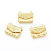 Brass Locket Pendants KK-G386-11G-1