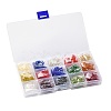 180G 15 Colors Glass Seed Beads SEED-JQ0003-01A-4mm-6