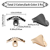 4Pcs 2 Colors Iron Toe Cap Covers FIND-GF0004-91-2