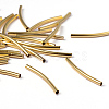 Brass Curved Tube Beads X-EC0582X25mm-NFG-3