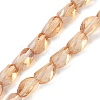 Electroplate Glass Beads Strands EGLA-L045-C-PL04-1
