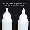 Plastic Glue Bottles DIY-BC0009-04-4
