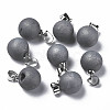 Natural Agate Charms G-Q998-036B-2