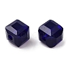 Opaque Color Faceted Glass Beads GLAA-E047-02B-3