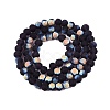 Transparent Glass Beads Strands EGLA-A044-T6mm-MB15-3