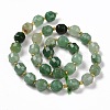 Natural Green Aventurine Beads Strands G-G990-F03-3