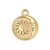 304 Stainless Steel Pendants STAS-D366-01G-G-1