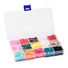 150G 15 Colors Handmade Polymer Clay Beads CLAY-JP0001-12-6mm-8