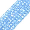 Electroplate Glass Beads Strands EGLA-D018-4x4mm-41-1
