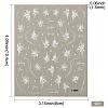 Fairy Pattern PET & Rhinestone Nail Art Stickers MRMJ-WH20017-010B-2