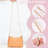 2Pcs 2 Colors Plastic Imitation Pearl & Iron Chain Crossbody Phone Chain FIND-WR0009-48-3