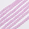 Natural & Dyed Malaysia Jade Bead Strands X-G-A146-4mm-A17-3