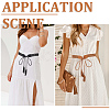 2Pcs 2 Colors Bohemian Imitation Leather Tassel Wrap Chain Belts AJEW-CL0003-47A-5