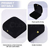 Flocking Earring Storage Boxes CON-WH0086-189-4